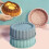 3PC Silicone Cake Pan Multi-Functional Round High Temperature Resistant DIY Baking Mold 3