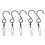 2PCS Versatile Rotating Hooks for Hanging Crystal Twisters and Bird Feeders 5