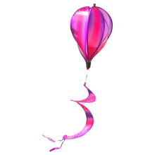 Garden Spring Hot Air Balloon Pendant Rotating Windmill Hanging Decoration F