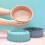 3PC Silicone Cake Pan Multi-Functional Round High Temperature Resistant DIY Baking Mold 4