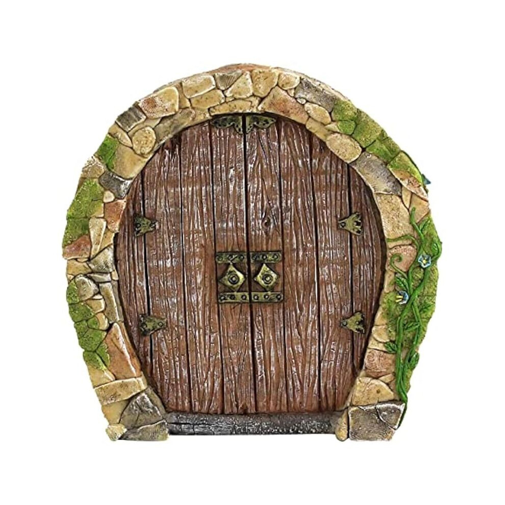 Outdoor Tree Fairy Door, Fairy Garden Miniature Gnome House Doors And Windows, Fairy Garden Sculpture Tauoh