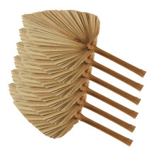 6PCS Dried Leaves Natural Dried Fans,Large Spear for Boho Wedding Decor,Tropical Leaves Decoration S