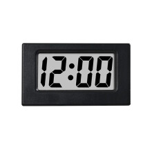 Clock Triangle LED Screen Lectronic Digital Alarm Screen Desktop Clock for Home Office Table Bedroom Decor Black