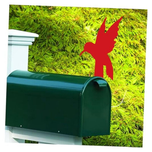 Red Homing  Decoration Mailbox Flag Decoration Acrylic Decoration