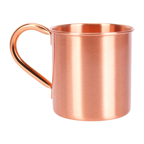 Pure Copper Moscow Mule Mug Solid SläT Utan Innerfoder för Cocktail Kaffe ÖL MjöLk Vattenkopp Hemmabar Dryckesartiklar Cool