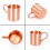 Pure Copper Moscow Mule Mug Solid SläT Utan Innerfoder för Cocktail Kaffe ÖL MjöLk Vattenkopp Hemmabar Dryckesartiklar Cool 5