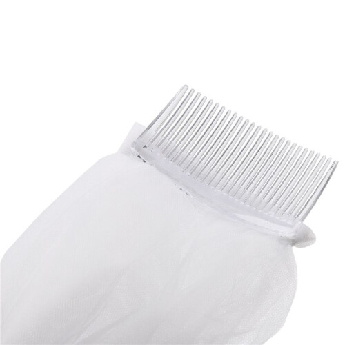 Simple Short Tulle Wedding Veils White Bridal  for  for Wedding Accessories 2