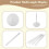 Plastic Balloon Arch Column Stand with Base Kits Wedding Birthday Party Decor 5