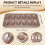 12Cup Shell Shaped Nonstick Madeleine Pan Carbon Steel Mold Baking Mould Tools 7