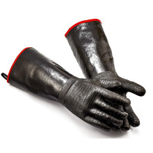 Hoge Hittehandschoenen Griller Geïsoleerde Kookhandschoenen voor Barbecue/Grill/Roker/Ovenwant/Bakken, Waterdichte 17 Inch Lange Mouw