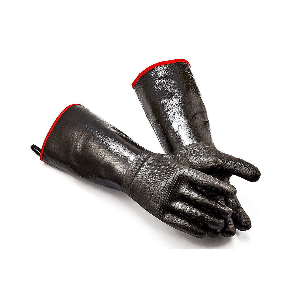 High Heat Gloves Griller Insulated Cooking Gloves For Barbecue/Grill/Smoker/Oven Mitt/Baking, Waterproof 17Inch Long Sleeve 6031281854345