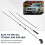 3PCS Engine Hood Release Bowden Cable for  E46 320I 323I 98-05 51238208442 3