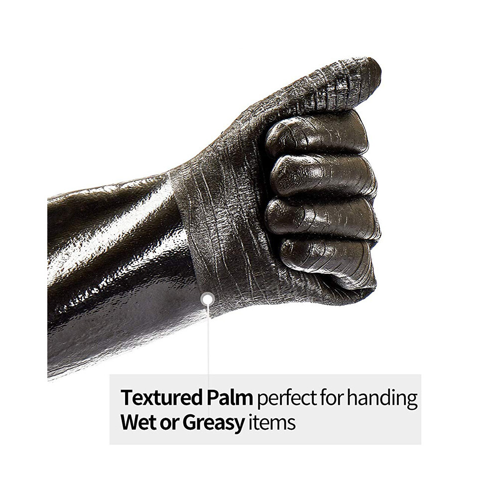 High Heat Gloves Griller Insulated Cooking Gloves For Barbecue/Grill/Smoker/Oven Mitt/Baking, Waterproof 17Inch Long Sleeve 4712810517765