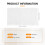 180PCS Disposable Sheets Floor Cleaning Wipe Electrostatic Mop Dust Paper 7