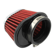 1 PièCes SéRies Universel Rond Conique Voiture Moto Filtre une Air 51Mm 2 Pouces Filtre D'Admission-Rouge