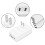 Pluggable Air Purifier Negative Ion Generator Filterless Ionizer Purifier Clean Allergens,Pollutants,Mold,Odors-US Plug 6