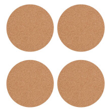 Self-Adhesive Cork Coasters,Cork Mats Cork Backing Sheets for Coasters and DIY Crafts Supplies (80, Round)