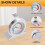 Refrigerator Freezer Thermometer Series Large Dial Thermometer Temperature Thermometer for Refrigerator Freezer 5