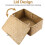 Seagrass Hand Woven Storage Box Storage Box Storage Basket Makeup Organizer Multipurpose Container with Lid 3