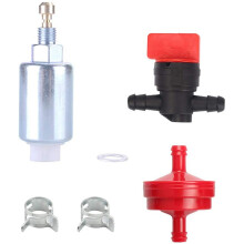 ÉLectrovanne de Carburant de Carburateur 699915 pour Briggs & Stratton Carb 695423 699878 794572 796109 Jeus D'Accessoires pour Tondeuse à Gazon