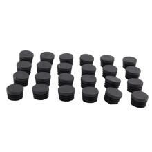 24Pack Chair Table Legs Plug 22mm Diameter Round Plastic Cover Thread Inserted Tube to Protect The Floor and Bumps