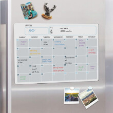 A3 Magnetic Whiteboard Trocken LöSchen Kalender Set Whiteboard Wochen Planer für KüHlschrank KüHlschrank KüChe Haus 17X12 Zoll