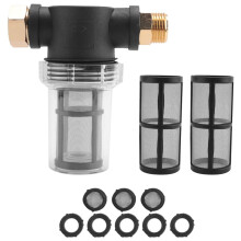 Sediment Filter Attachment Water Hose Filter, Garden Hose Filter for Pressure Washer Inlet Water