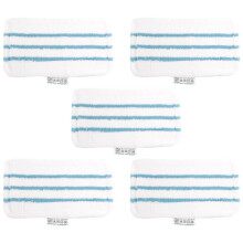 Pack of 5 Washable Microfiber Pads for Steam Mop Replacement Cover Compatible with FSM1616, FSM1630