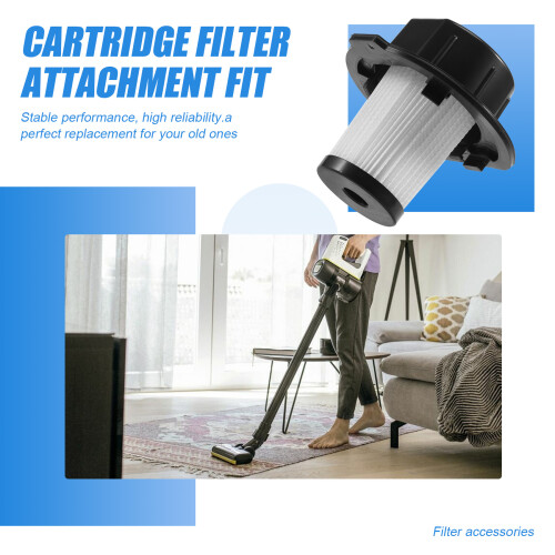3Pcs Cartridge Filter Attachment Fit for  VC4I Vacuum Cleaner Replacement 1