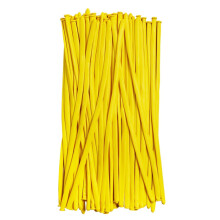 100Pcs Long Latex Balloons Inflatable Colorful Twisting Balloons Party Supplies Globos for Party Decor - Yellow