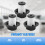 3Pcs Cartridge Filter Attachment Fit for  VC4I Vacuum Cleaner Replacement 5