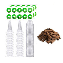 Hydroponic Garden Accessories Pod Kit Growing Basket, Transparent Insulation Cover, Plant Growing Sponge, Label
