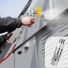 Spruzzatore Airless da 1/4 Pollice, Giunto Girevole A 360 Gradi e 5 Filtri per Spruzzatore per Accessori per Spruzzatore Airless