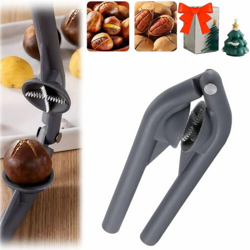 Chestnut Open Clip,Chestnut Opener,Chestnut Cutter Tool,Portable Nutcracker Chestnut Opener,Kitchen Tool 2Pcs 1