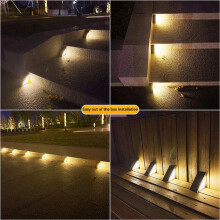 Luz Solar para , Luz de Jardim, Luz de Degrau de , Luz de Caminhada, Luz de Degrau À Prova D'Água para Áreas Externas, Jardim