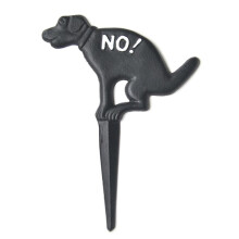 Letreros para Jardín Que Prohíben Caca Perro. Decoraciones para Exteriores Césped y Jardín. Decoraciones para Cachorros. Insertos para Jardín.