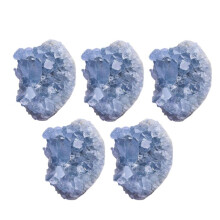 CelestiteCrystals Irregular Shape Crystal Stones Gem Specimens for Home Room Shelf Decoration Stone Collection