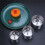 Three-Piece Round Dish Set Handmade Hamburger Kitchen Tools Kitchen Plating Decoration 2