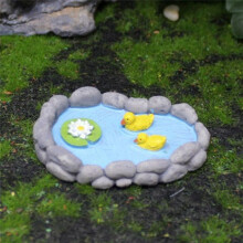 Gesimuleerde Zwembaddecoratie Micro-Landschap Schattige Dierenzwembaddecoratie Cartoon Eendzwembad Tuinieren