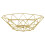 Metal Wire Fruit Basket Fruit Bowl, Large Round Bread Storage Bowl Stand 1
