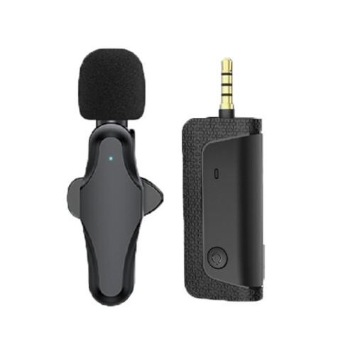 K35 Pro Wireless Microphone Lavalier Noise Reduction 3.5mm AUX for Megaphones Amplifier Camera Computer Mobile Phone
