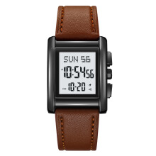 Orologio Elettronico Luminoso Impermeabile 30M Doppio Fuso Orario Sveglia Timer Secondi
