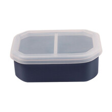Silicone Lunch Box Portable Lunch Box with Lid Microwave Lunch Box Convenient Meal Preparation Container