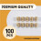 100Pcs M3 Thread Knurled Brass Threaded Heat Set Heat Resistant Insert Embedment Nut for 3D Printer 7