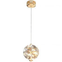 6W LED-Kristallkrona Dimbar LED-Kristallkrona Modern Enkel Ljus Lyx Heminredning