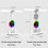 Led Table Lamp for Study Desk Lamp Reading Light Led Night Light Led Clock Dispaly Reading Desk Light Plug in Model,B 7