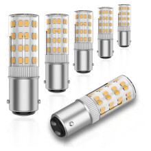 BA15DLED 120 V Doppelkontakt-Glühbirne mit Bajonettsockel, 50 Watt Halogen JD T3/T4-Äquivalent, Ersatz-LED-Glühbirne für Nähmaschinen C