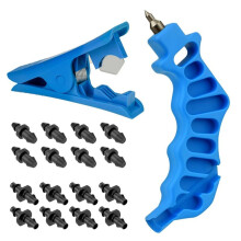 Herramienta de Perforación para Riego por Goteo, Cortador de Manguera de Riego de 1/4 Pulgada, Herramienta de Perforación de Orificios para Tubos de
