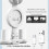 Led Table Lamp for Study Desk Lamp Reading Light Led Night Light Led Clock Dispaly Reading Desk Light Plug in Model,B 10