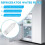 3 Pcs DA97-17376B Refrigerator Water Filter Refrigerator Filter Element 3 Layers of Effective Filtration 3